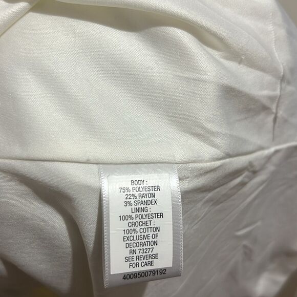 Flawless Winter White Midi Dress by Elle! Women's 14 Heavy fabric - Fall 2024 - Picture 7 of 8